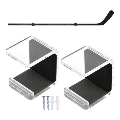 Hockey Stick Display Holder - Wall Mount Rack for Storage & Organization