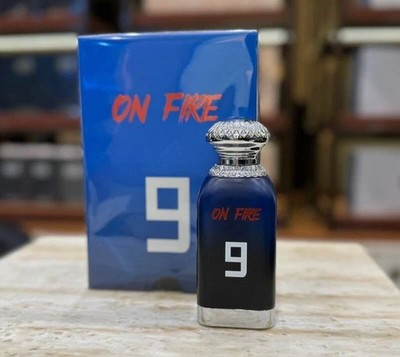 Al-Hilal 9 On Fire Perfume by Dkhoon Emirates 100ml EDP Spray MEN Fast Shipping.