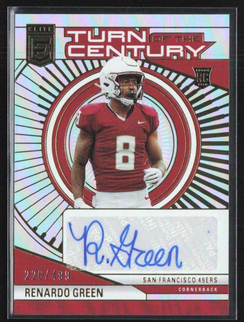 Renardo Green Panini Donruss Elite Turn of the Century Autographs #TCARGR Base