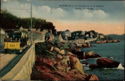 CPA Marseille Bouches-du-Rhône, Promenade de la Corniche - 5096036