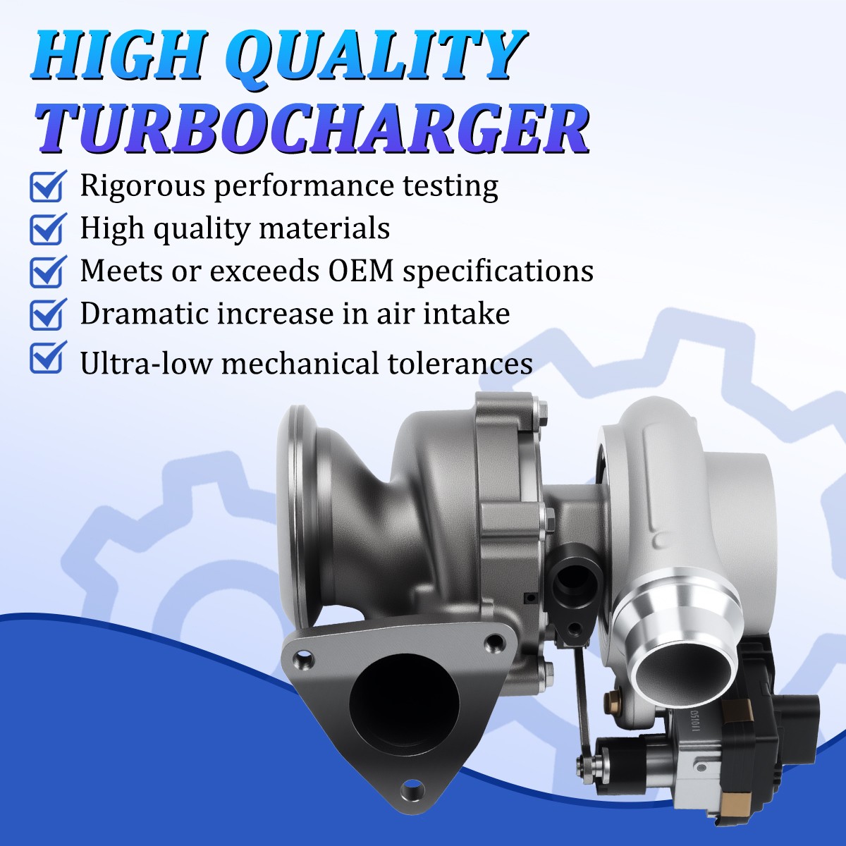 TF035HL Turbocharger for Jaguar XF XE F-Pace E-Pace Land Rover 2.0L 49335-01960 thumbnail 5
