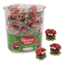 50 Marzipan Glückskäfer in Box | Marzipank�...
