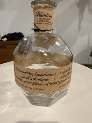 10/23/24 Blanton s Original Single Barrel Bourbon Bottle 750ml w/ Hang Tag 