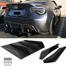 For Scion Frs Rear Bumper Diffuser 4-fins Spoiler Splitter Chin Lip Rear Spats