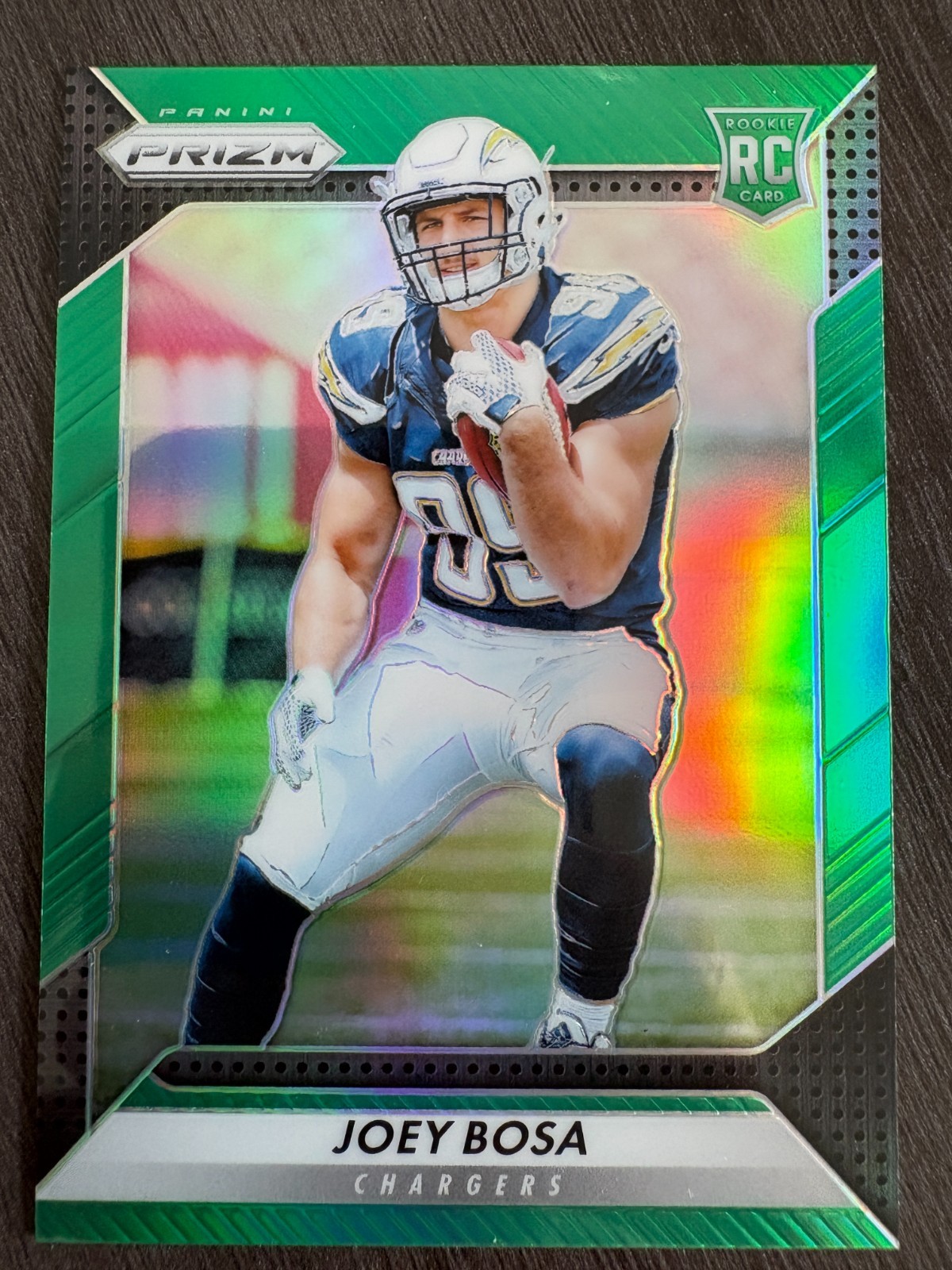 2016 Panini Prizm Joey Bosa Chargers RC Green Prizm Rookie #228