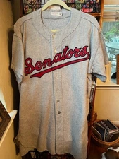 1964-71 Washington Senators Custom Flannel Jersey (#15 Zoilo Versalles?) (READ)