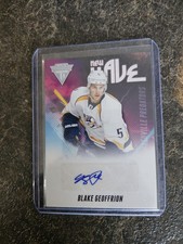2011-12 Panini Titanium New Wave Auto Blake Geoffrion Card# 8