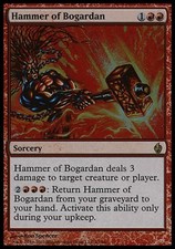 Hammer of Bogardan -Foil Near Mint MTG Premium Deck Series: Fire and Lightning