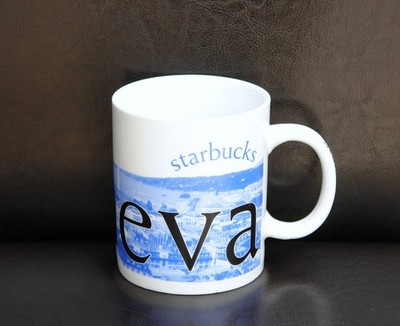 STARBUCKS CITY MUG GENEVA (SCHWEIZ) KAFFEE TEETASSE SAMMLER SERIE RASTAL