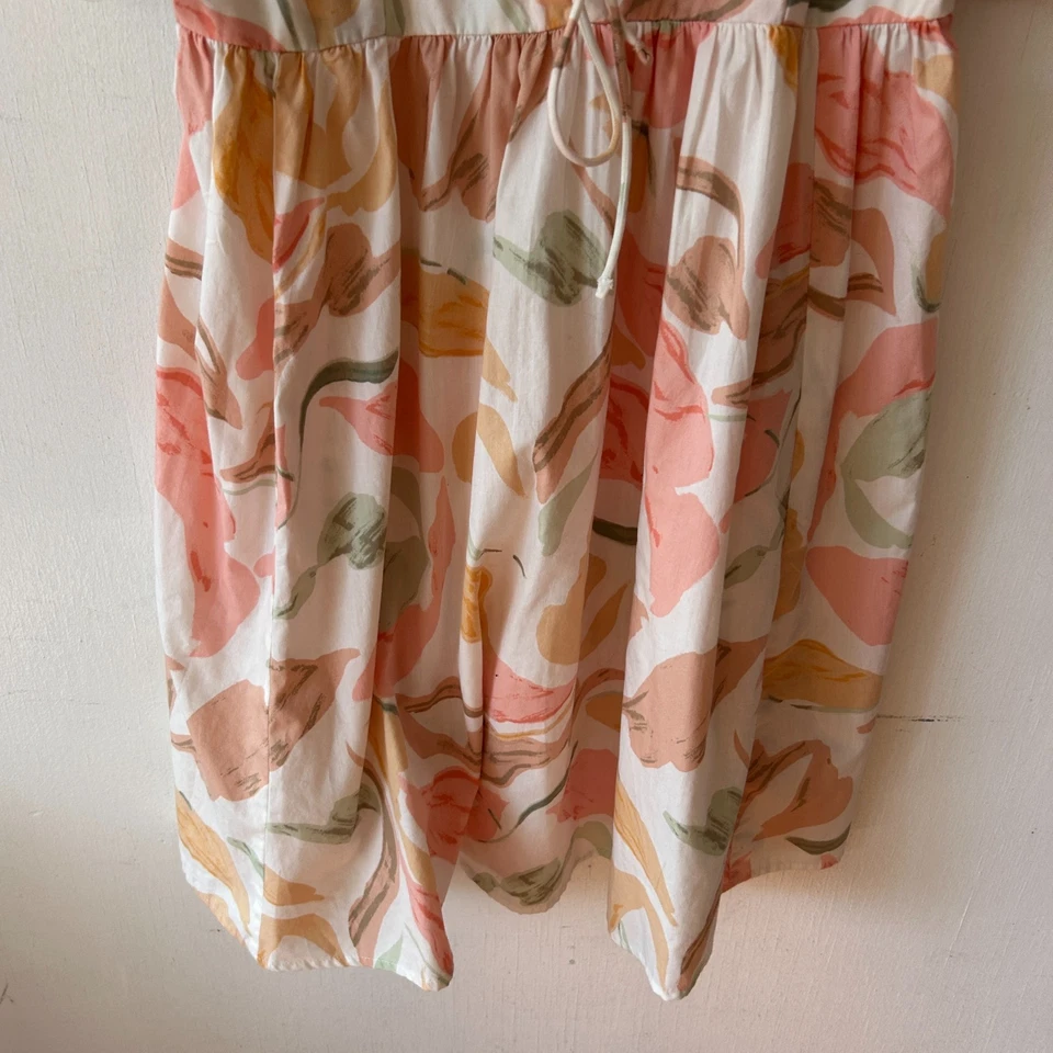 Abercrombie & Fitch Cottagecore Mini Dress Womens Medium Tall Pink Coquette - Image 3 of 4