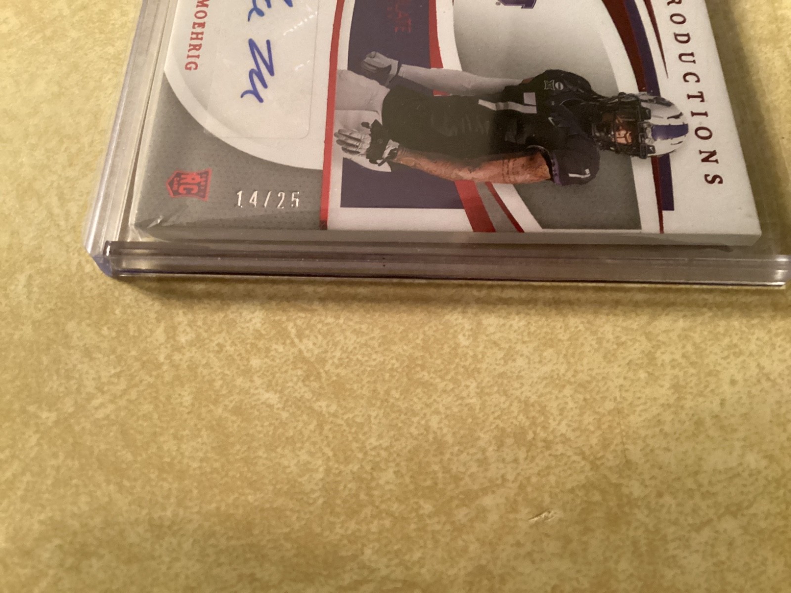 2021 Immaculate Collegiate Introductions 14/25 Trevon Moehrig Auto view 2