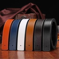 38mm Replacement Belt Genuine Leather LUXURY Mens Reversible Strap For H Buckle