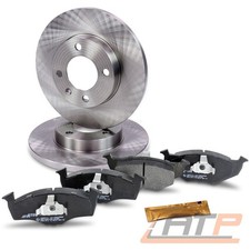 BREMSSCHEIBEN VOLL Ø239 + BREMSBELÄGE VORNE FÜR VW GOLF 3 1H VENTO POLO 6K
