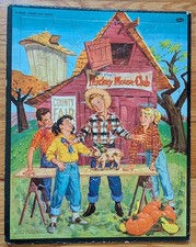 Walt Disney Mickey Mouse Club Frame Tray Inlay Puzzle 1957 Whitman 4418:29