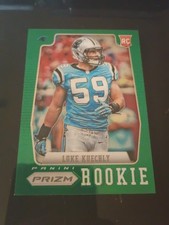 ?LUKE KUECHLY 2012 PRIZM DIE-CUT GREEN ROOKIE CARD! SSP!?PANTHERS HOF!. rookie card picture