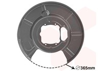 Spritzblech Bremsscheibe VAN Wezel 0655373 FüR BMW E60 365Mm 5Er 520 523 525 530