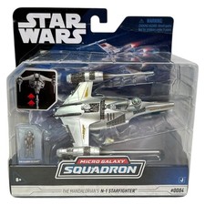 Star Wars Micro Galaxy Squadron The Mandalorian's N-1 Starfighter Jazwares New