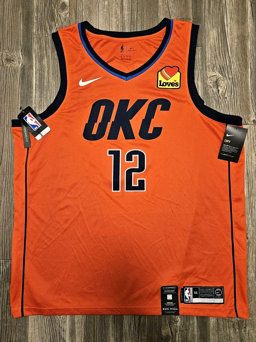 Nike STEVEN ADAMS Oklahoma City OKC Thunder LOVE'S Swingman Jersey