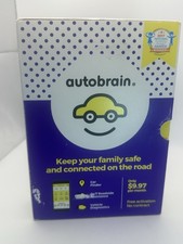 Autobrain Plug-In Vehicle Tracker  Diagnostics Device  Open Box  Subscription