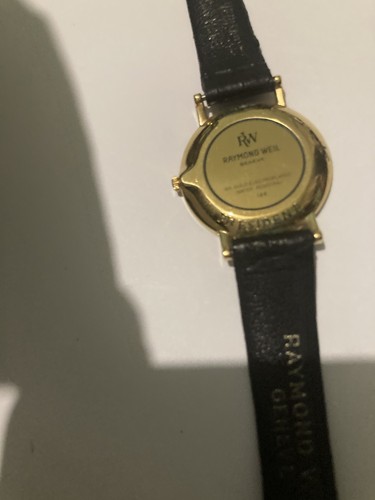 Impresionante reloj vintage Raymond Weil Othello chapado en oro de 18 quilates para dama - Imagen 9 de 24