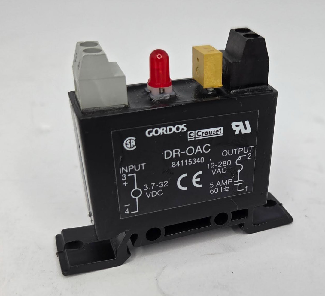 Crouzet Gordos DR-OAC 84115340 Solid State Output Relay Module 3.7-32VDC