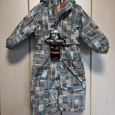 Kinder Schneeanzug Neu Größe 80 Warm Gefüttert Mit Kapuze Und Reflektoren