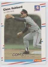 1988 Fleer Glenn Hubbard #542 0n6