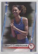 2021 US Olympic & Paralympic Team and Hopefuls Silver Vashti Cunningham #10 0j81