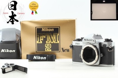 Late 【Unused in BOX】 Nikon New FM2 FM2N Silver 35mm Film Camera Body From...