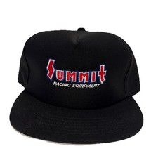 Vintage Summit Racing Equipment Black Snapbac...