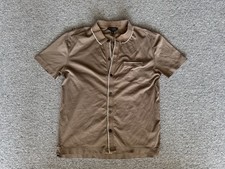 Banana Republic Men's Polo Luxe Touch Performance M Brown Short Sleeve