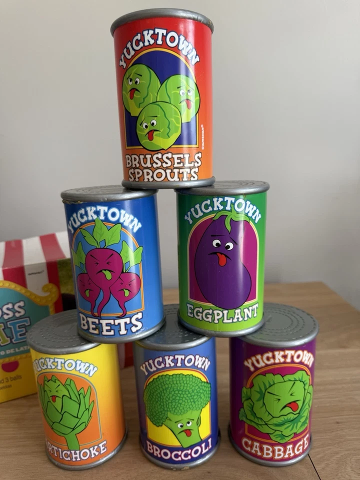 批量 5 件 嘉年华派对游戏 Can Toss Sack Race Sticky Toss 钓鱼洗衣机 Toss — 第 2/4 张图片