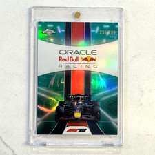 2025 Topps Chrome Formula 1 F1 #174 ORACLE RED BULL TEAM Teal Refractor /299