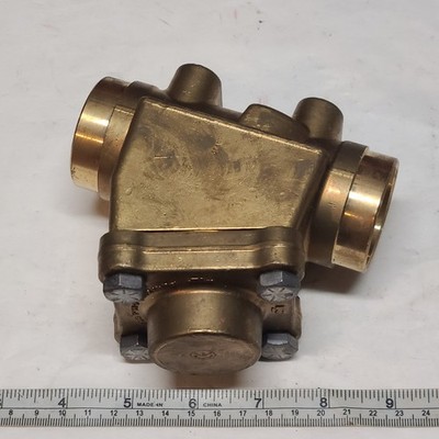Mueller Refrigeration F 35363, 4-Bolt Brass Check Valve 1-5/8'' O.D.