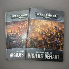 Warhammer 40K 2vol Imperium Nihilus Vigilus Defiant and Ablaze Great Condition