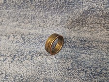 Connecticut Handcrafted Washington Quarters coin ring, size 6 -1/2 1999