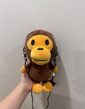 New BAPE Baby Milo Monkey Shoulder Bag A Bathing Ape NWT Stylish Holiday Gift