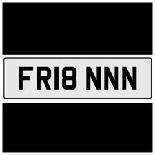 FR18 NNN FRAN FRANK FRANS FRANNY FRANCIS PRIVATE REGISTRATION CAR NUMBER PLATE