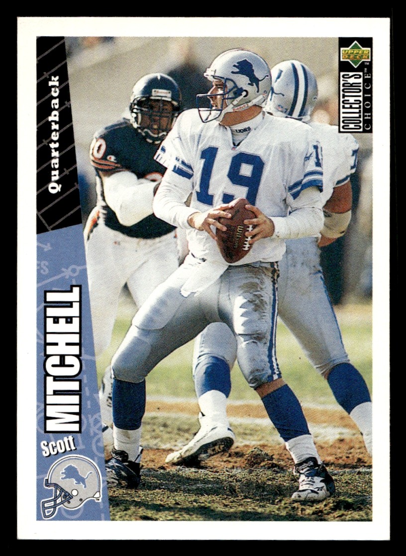 1996 Collector's Choice Scott Mitchell #297 Detroit Lions