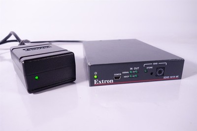 Extron EDID 101H 4K PLUS 4K/60 EDID Emulator + AC Adapter Tested, working