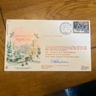 GB 1986 Christmas 12p RFDC51 Flown & Signed RAF FDC BFPS2130 SHS  0657/2000
