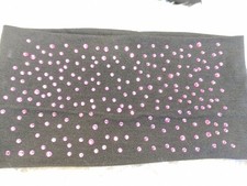 Bling Headband - All Pink Scatter - Black Stretch - One of a Kind