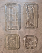 VINTAGE Refrigerator Dish Lids. Set of 4. LIDS ONLY. Made In USA