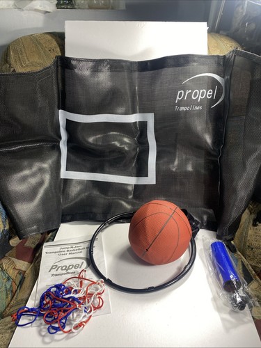 Jump N Jam Propel Trampoline Basketball Hoop For Parts Incomplete Set
