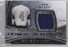 2015-16 Leaf Ultimate Memorabilia Silver 14/40 Rob Blake #UM-20 HOF 2b2