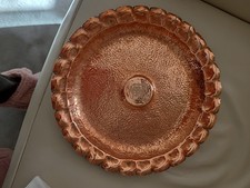 Kupferteller Wandteller Antik Wandschmuck Metallschrott Altmetall Kriegsmemoria