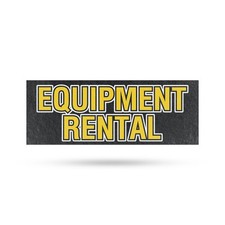 Equipment Rental Vinyl Decal Construction Tools Professional Services