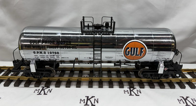 MTH RailKing One Gauge 73018 Gulf Single Dome Tank Car Train #10760 G Scale