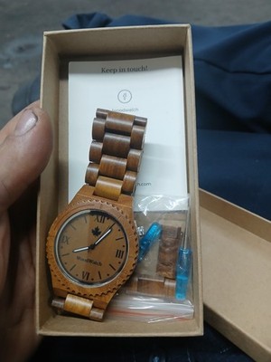 WoodWatch SandalWood 44mm Watch WW-O-WG