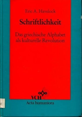 Schriftlichkeit Das Griechische Alphabet Als Kulturelle Buch Wiley-VCH